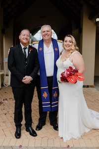 Wedding ceremony by Dr. Gerrit Rademeyer in Hazyview