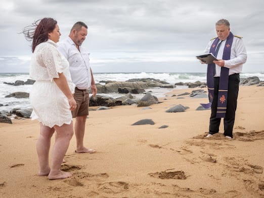 Wedding ceremony by Dr. Gerrit Rademeyer in Hazyview