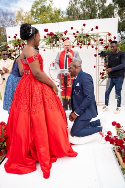 Wedding ceremony by Dr. Gerrit Rademeyer in Hazyview