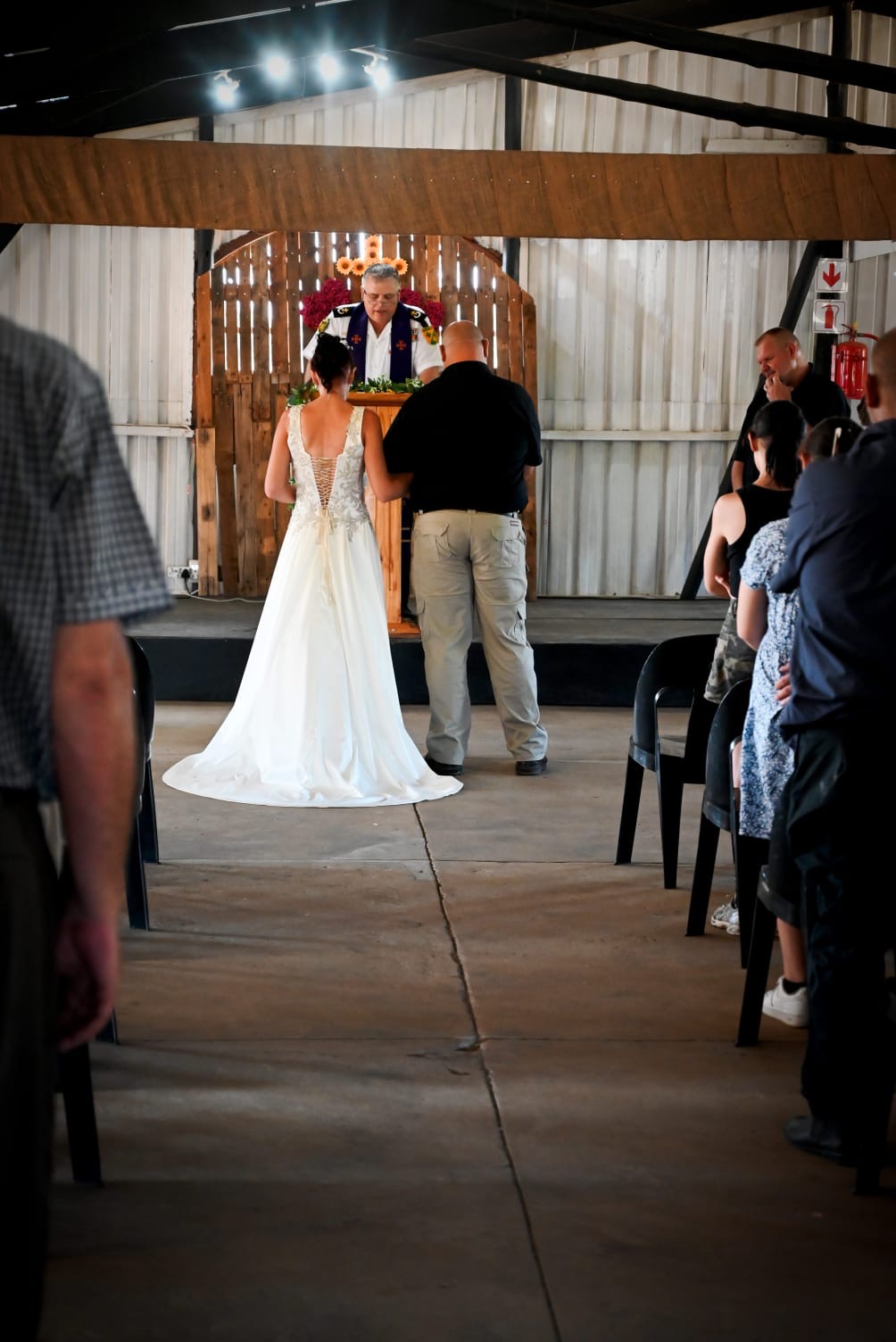 Wedding ceremony by Dr. Gerrit Rademeyer in Hazyview